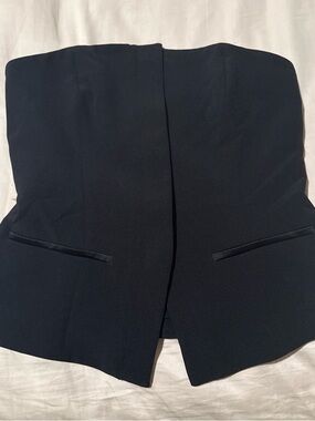 GAP Black Strapless Bustier Top